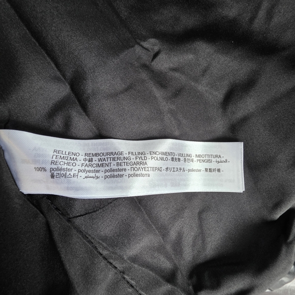 NWT Zara Black Long Puffer Vest - Picture 8 of 8